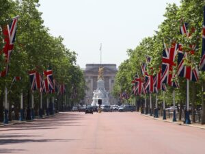 A view of the Mall in London