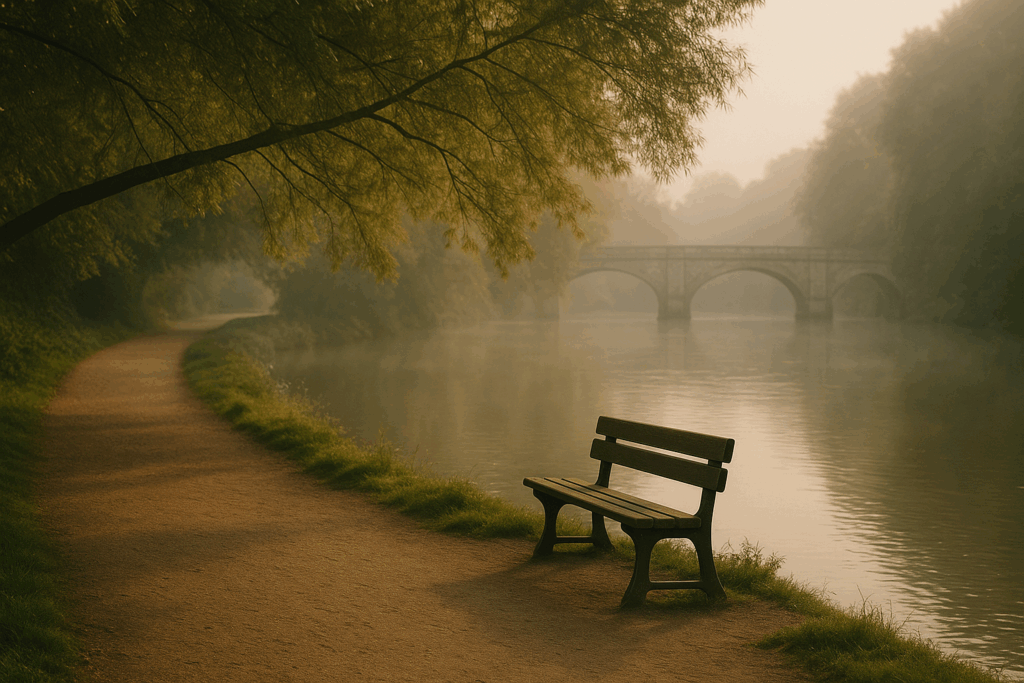 A British riverside walk
